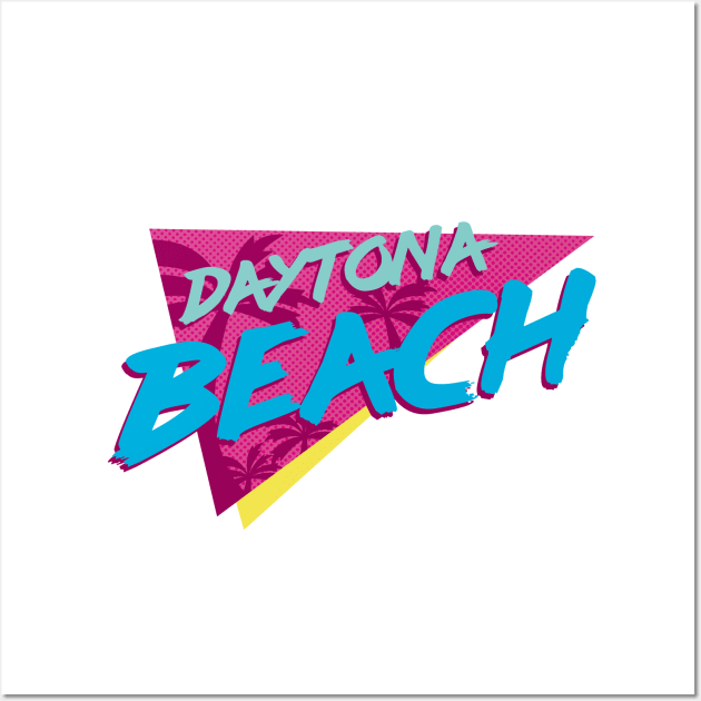 Daytona Beach Florida 80's Style Wall Art by Hixon House